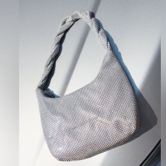 ZARA SPARKLY SHOULDER BAG - Picture 1 of 4